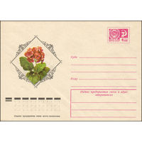 Художественный маркированный конверт СССР N 11382 (08.06.1976) Примула