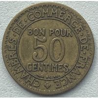 Франция 50 сантимов 1925 г.