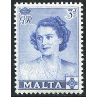 Мальта 1950 ** Визит принцессы Елизаветы. марка из серии. Британские колонии
