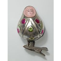 Ёлочная игрушка - Матрёшка , СССР .