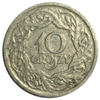 Польша 10 грошей, 1923