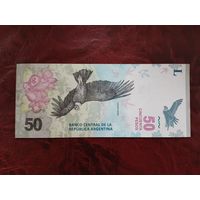50 песо Аргентина 2018 г.