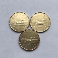 1 доллар 1987,1988,1989