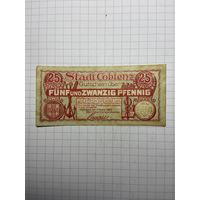 Нотгельд 25 пфеннигов Германия -3012