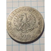 20 злотых Польша 1976 год