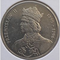 Польша 100 злотых 1985 г. Пшемыслав II. В холдере
