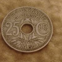 25 сантимов 1930 года, возможен обмен