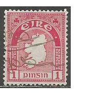 Ирландия. Карта страны. 1922г. Mi#41.