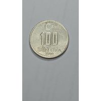 Турция 100000 лир 2004 года .