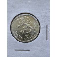 1 марка 1967   300 серебро unc