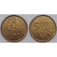 5 грошей 2013 XF Польша