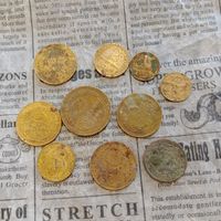 Сборный лот монет СССР 10 шт, сборные лоты выставляются на пару часов