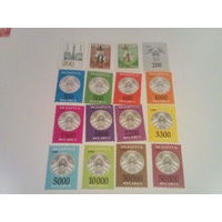 Беларусь 1996 стандарт. 16 марок.