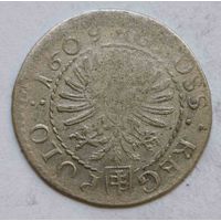 Грош 1609 г. Краков, Сигизмунд Ваза.
