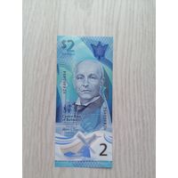 Барбадос 2 полимер UNC c рубля