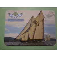 Календарик 2011 г.  ПромТрансИнвест.  Парусники.