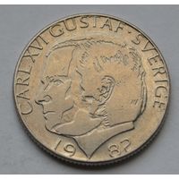 Швеция, 1 крона 1982 г.