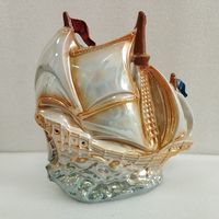 Статуэтка фарфоровая (светильник) Корабль, ГДР