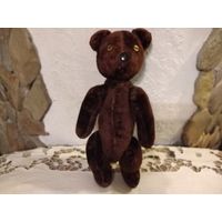 Игрушка Медведь,с "горбиком" 30-х г. плюш,опилки,шарнирный.