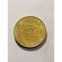 Франция 5 сантим 1994