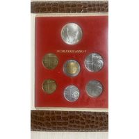Набор из 7 монет Ватикана 1983 года Папы Иоанна Павла II.
