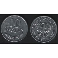 Польша __y47aa 10 грош 1977 год (mw) (_5