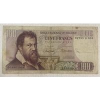 Банкнота Бельгия 100 франков 1965 год.