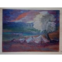Масло, ДВП 44Х60
