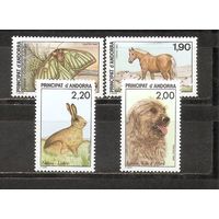ФФ1 Андорра 1987-88 Фауна