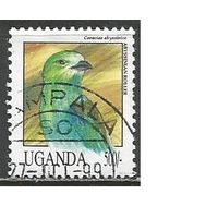 Уганда. Абиссинская сизоворонка. 1992г. Mi#1149.