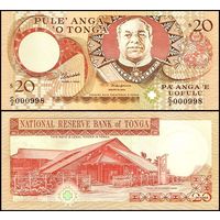 Тонга 20 паанга образца 1995 года UNC p35b серия С/2