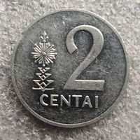 Литва 2 цента   1991 г.  (3)