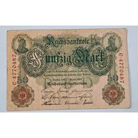 1910 год Германия 50 марок