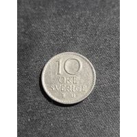 Швеция 10 эре 1972