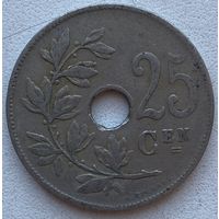 Бельгия 25 сантимов 1913 г. BELGIE. Цена за 1 шт.