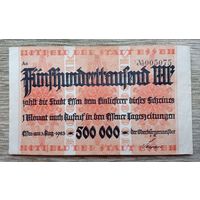 Werty71 Германия 500000 марок 1923 банкнота Гроссгельд Эссен Северный Рейн-Вестфалия
