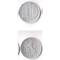 10 геллеров Чехословакия 1976 года