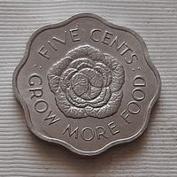 5 центов 1972 г. Сейшелы