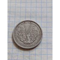 2 франка 1948 года Французская западная Африка