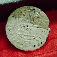 Польша 1 полторак 1633 Сигизмунд III не частая, штемпель после смерти