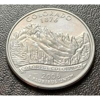 США 1/4 доллара, 2006 Квотер штата Колорадо    P   ( 1-3-5 )