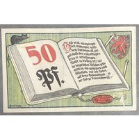 Нотгельд 50 пфеннигов 1921 год. Брауншвейг,. Веймарская республика