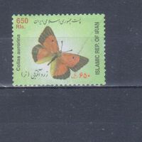 [1416] Иран 2004. Фауна.Бабочка.650 р. Гашеная марка.