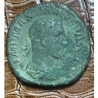 Монета Сестерций Максимин I Фракиец. 236-238 год. Римская империя