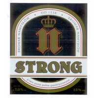 Этикетка пива Strong Польша Ф983