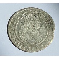 6 грош 1666 год