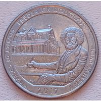 США 25 центов (квотер) 2017 D Frederick Douglass Dist. of Columbia