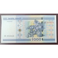 1000 рублей 2000 года, серия ЕЯ - UNC