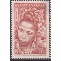 Французские Колонии  Заморский департамент Франции Мартиника 1947  год   лот 9  ЧИСТАЯ