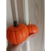 Аромо свеча в подсвечнике тыква